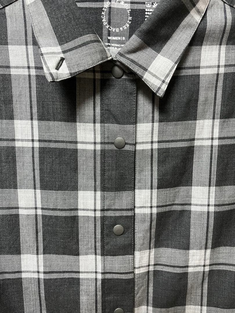 山と道　チェックシャツ　Sサイズ　美品