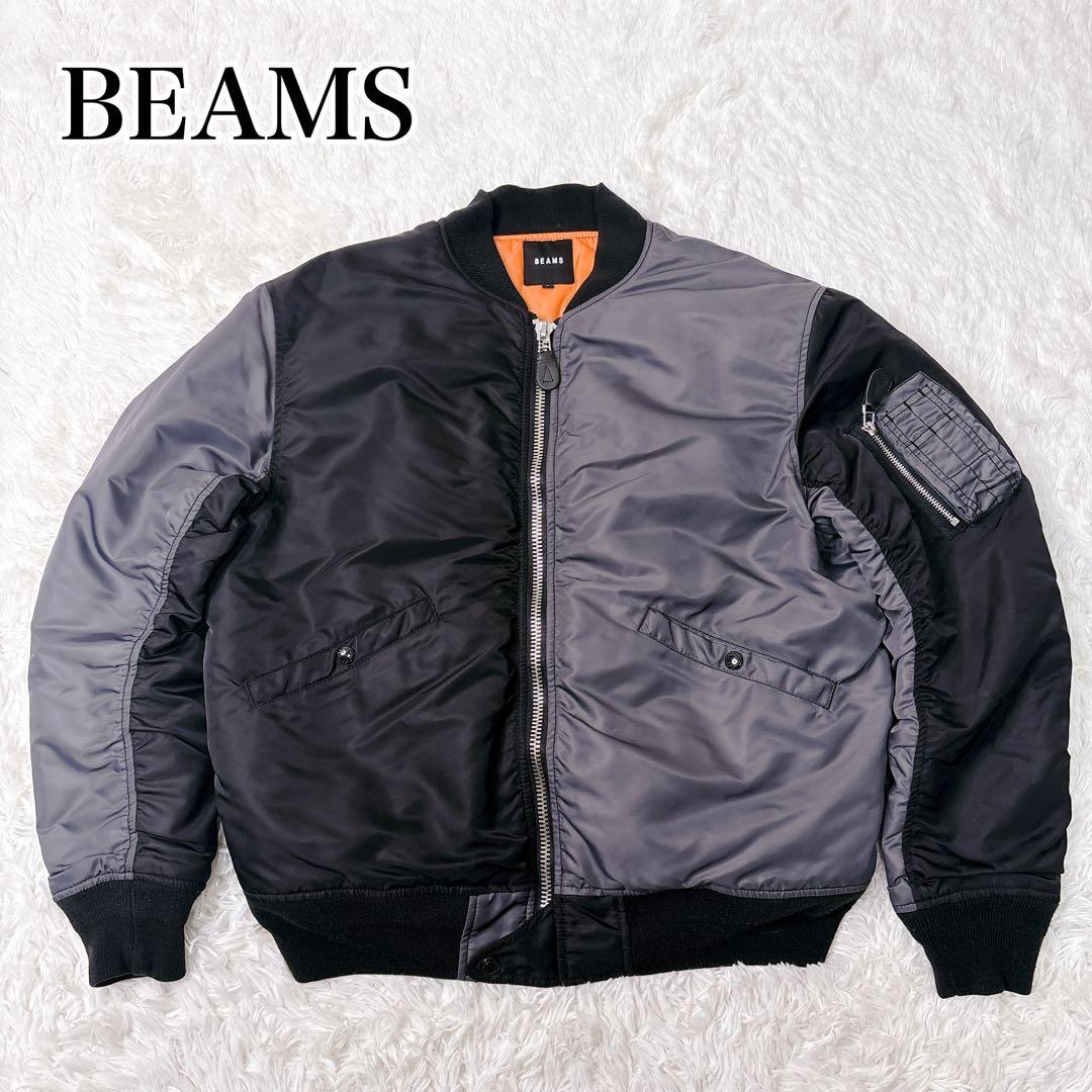 BEAMS ビームス フライトジャケット ボンバー クレイジー 短丈 ma-1