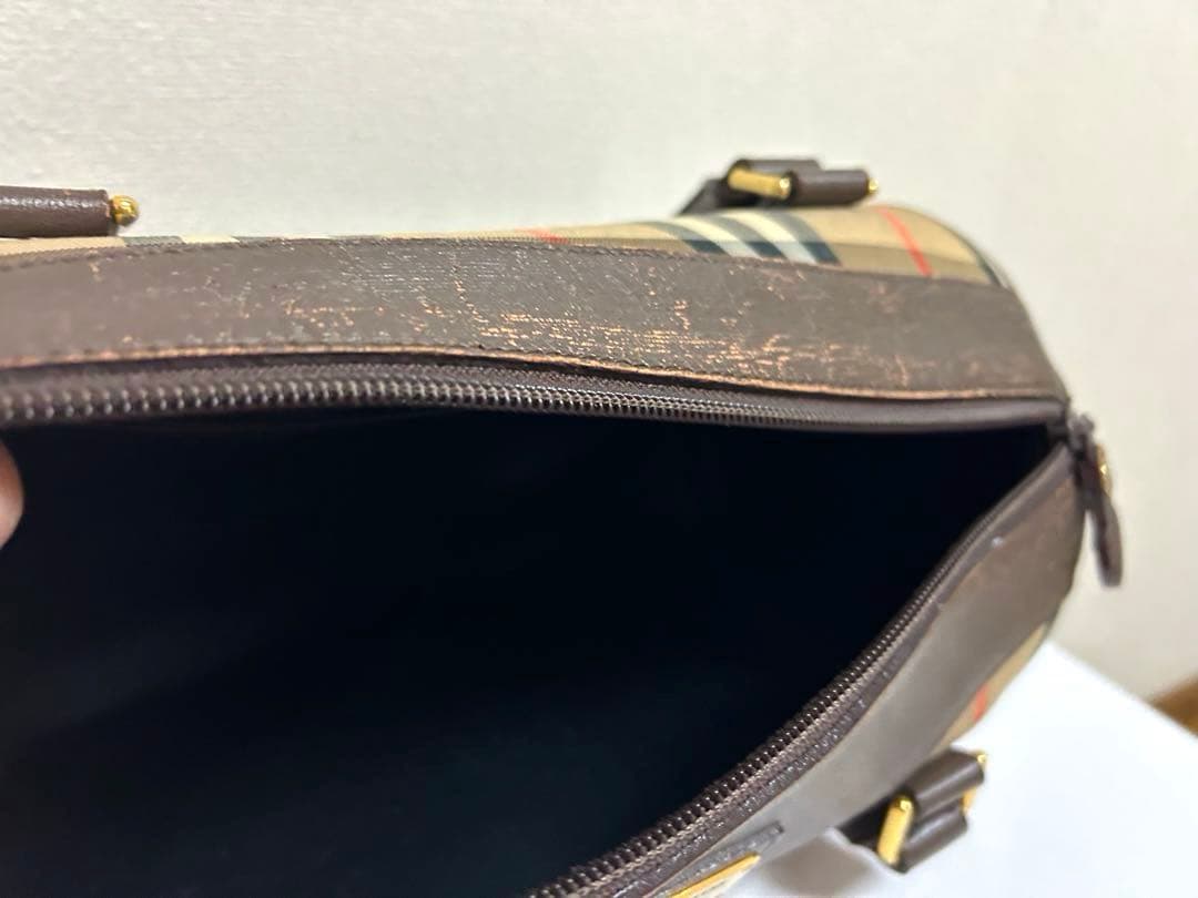 Burberry バーバリー チェック柄 ノバチェック ダッフルバッグ