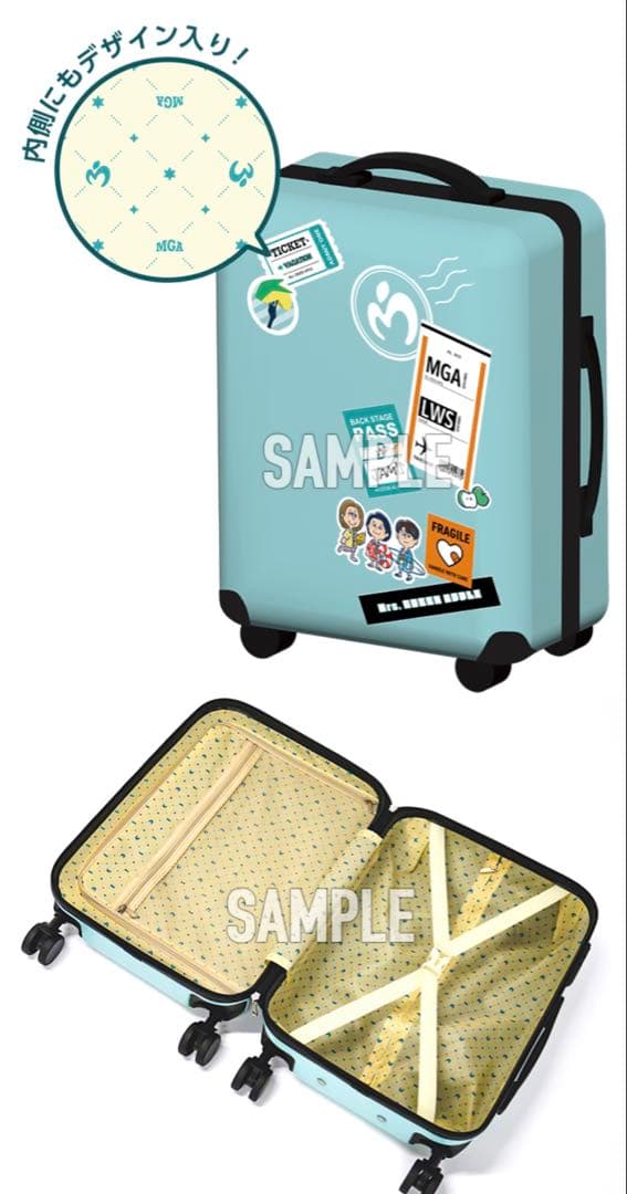 Mrs. GREEN APPLE ミセスグリーンアップル キャリーケース