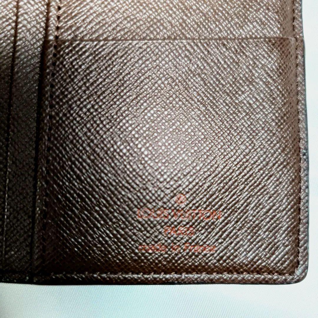 ダミエ・エベヌ ポルトフォイユ・ブラザ 二つ折り 長財布 N60017