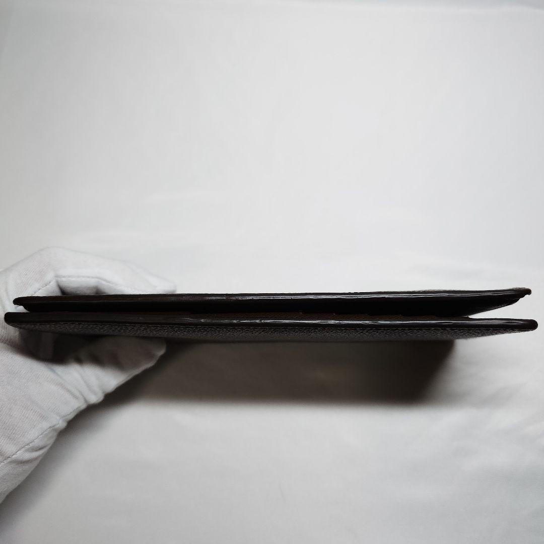 ダミエ・エベヌ ポルトフォイユ・ブラザ 二つ折り 長財布 N60017