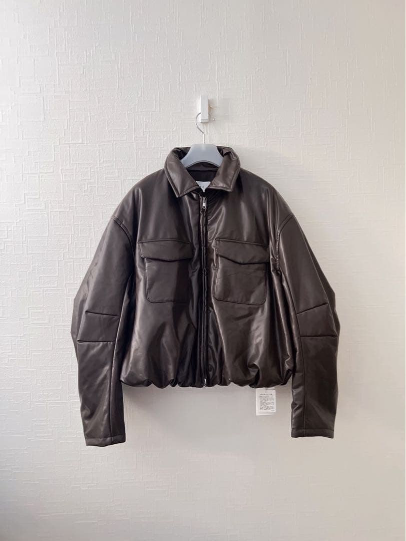 新品☆エトレトウキョウ　バルーンシルエットパディングブルゾン　ブラウン　M