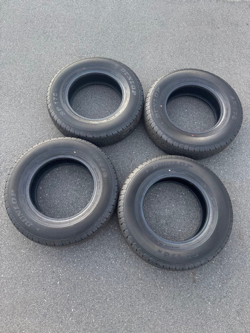 DUNLOP SP 175 15インチタイヤ 4本セット