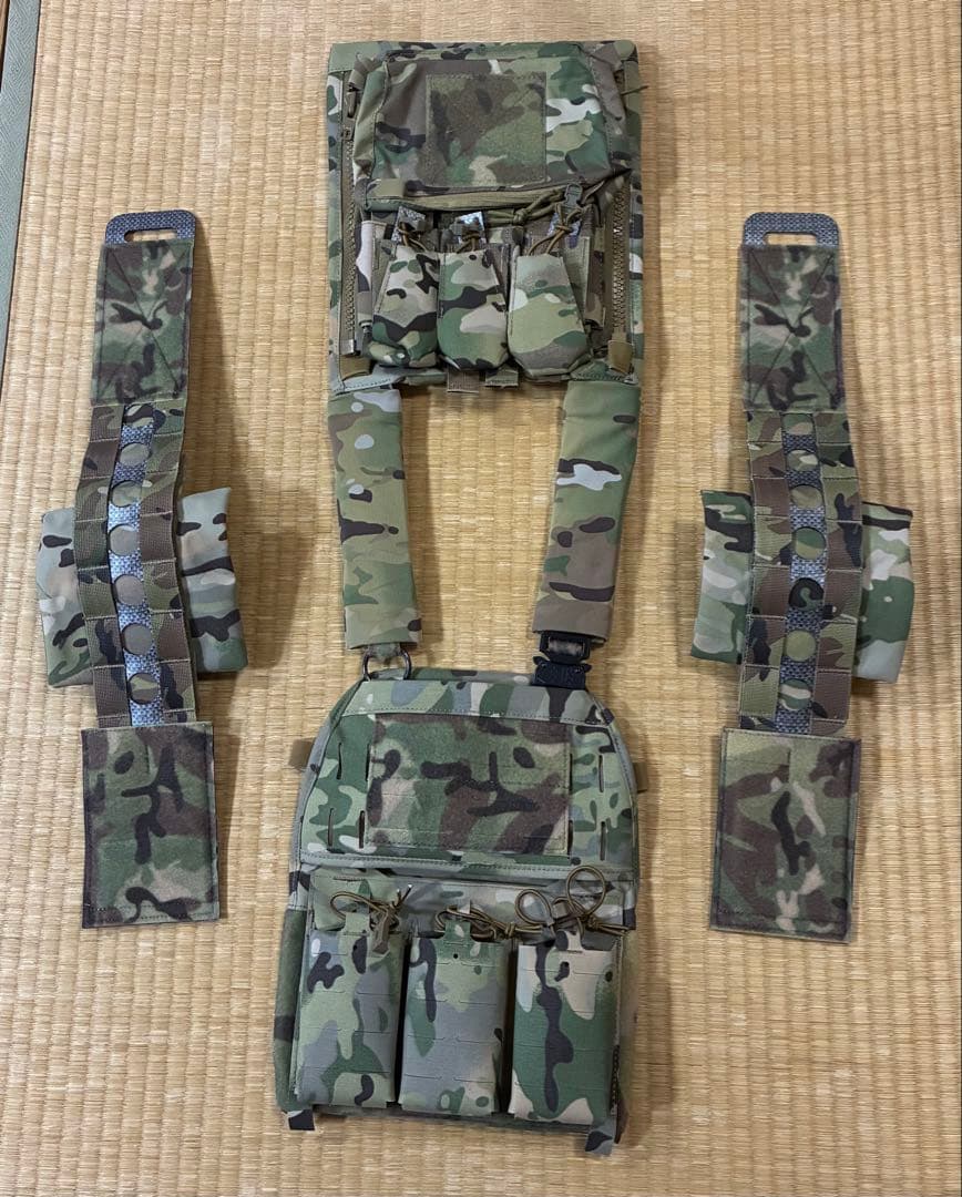 新品　FCPC V5 タイプ　プレキャリ　マルチカム　新品バックパネル　セット