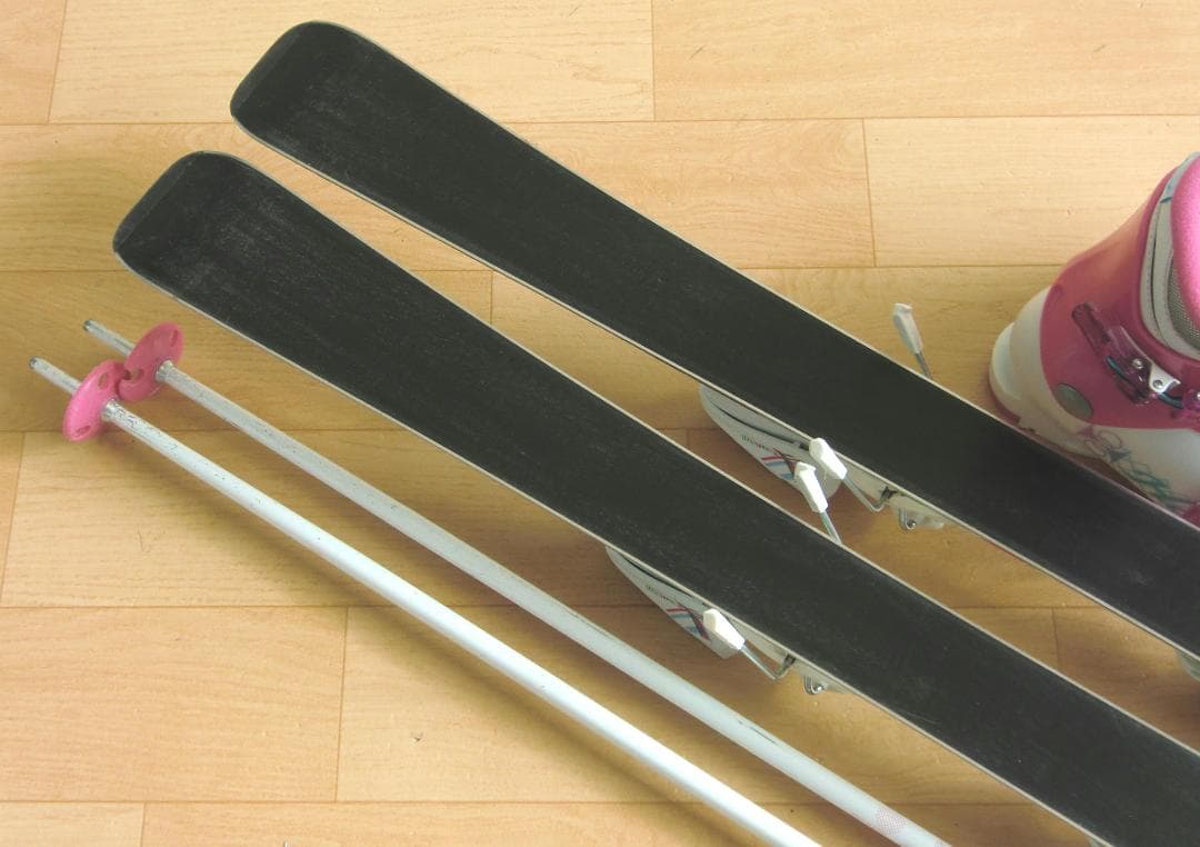 ■■1月限定■送料無料■ロシニョール■子供用スキー4点セット■板120靴22■■