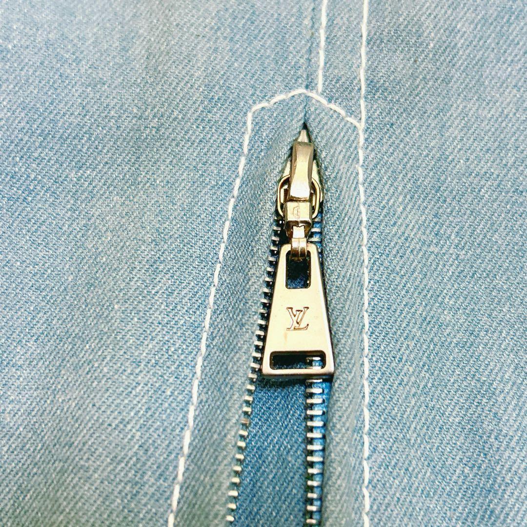 Louis Vuitton デニム 34 裾ZIP ヴィンテージ 希少