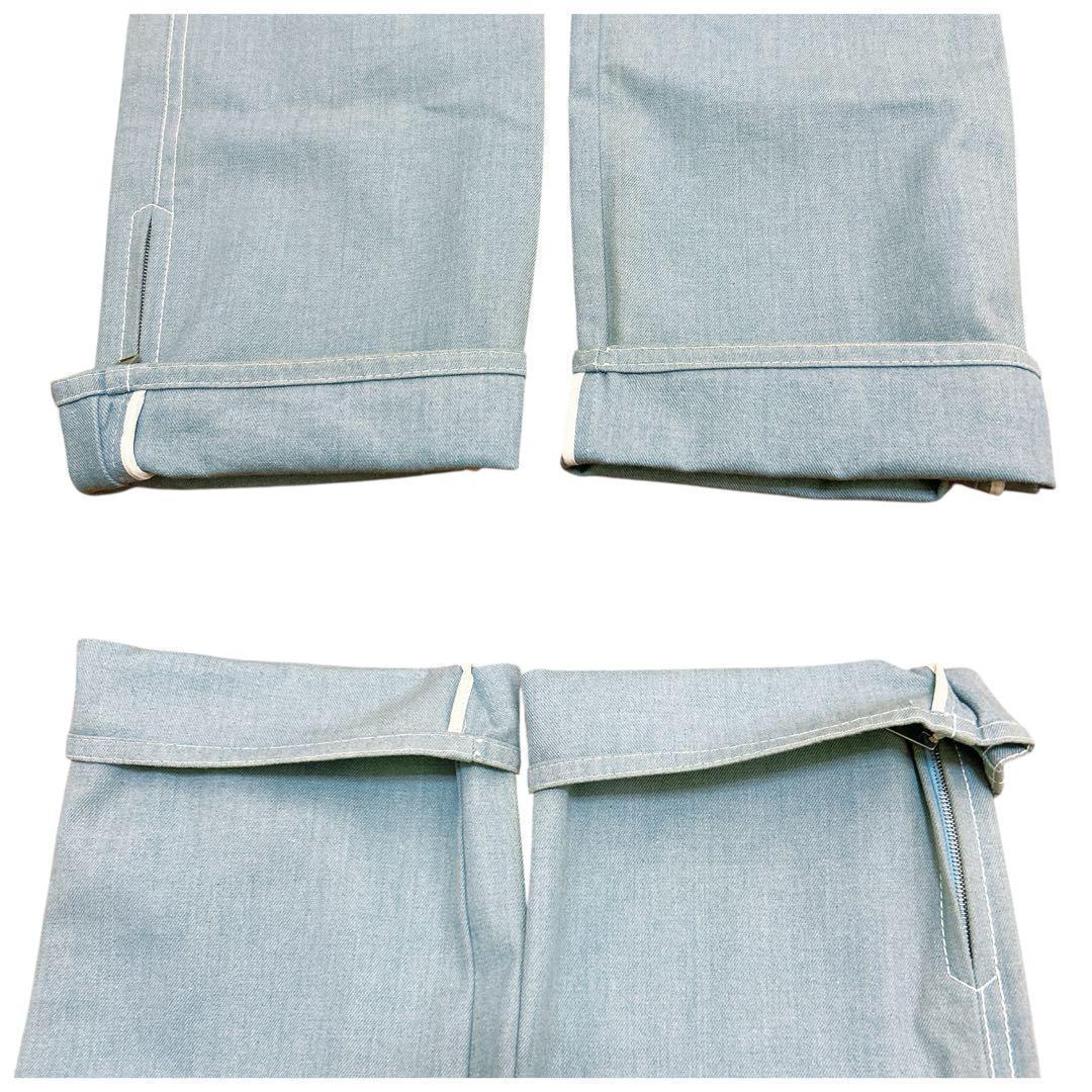 Louis Vuitton デニム 34 裾ZIP ヴィンテージ 希少