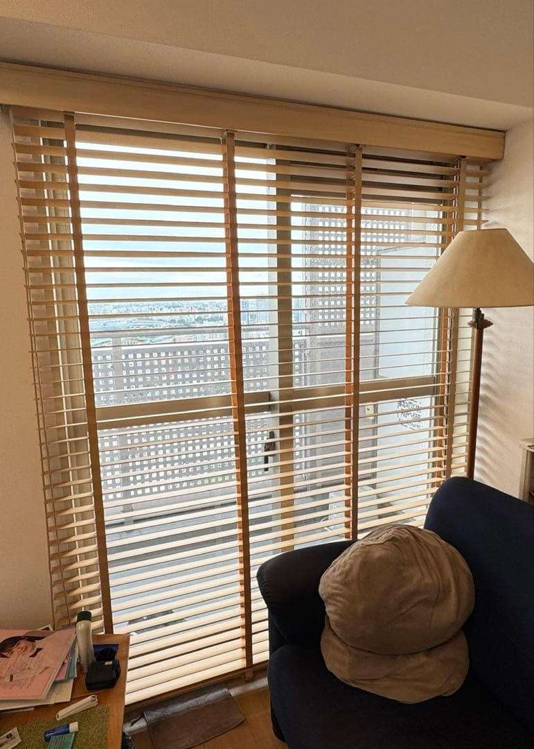 ⭐️お値下げしました⭐️【ニトリ】木製ブラインド ナチュラル（幅160×高さ195）