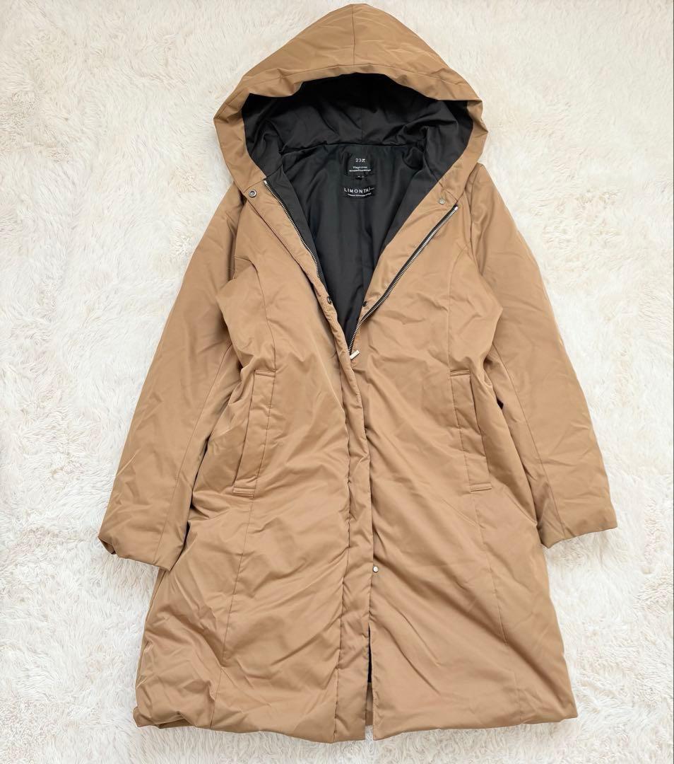 高級✨23区 LIMONTA 高機能ADS ダウンコート フード付　40