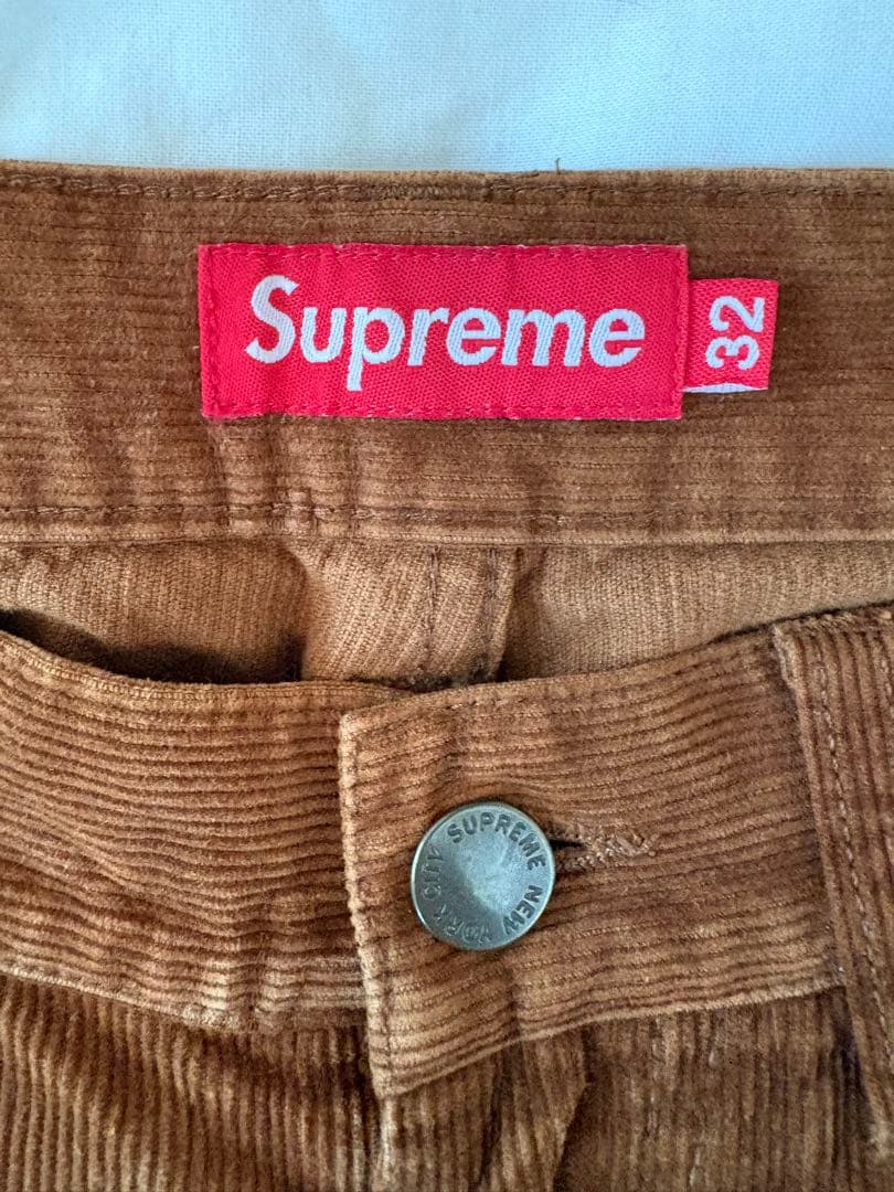 超美品！Supreme コーデュロイパンツ 32 ブラウン