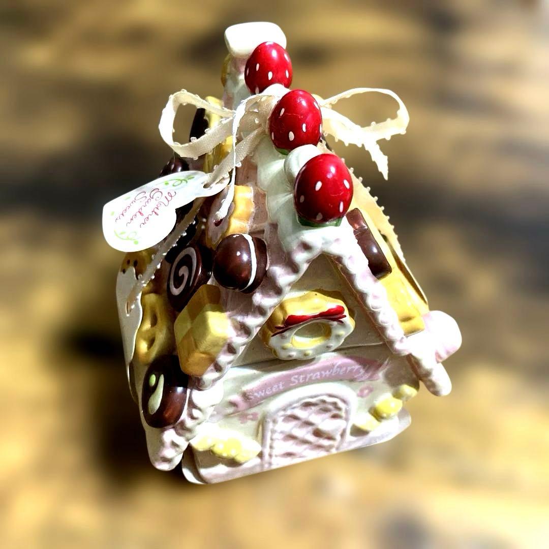 【激レア】 マザーガーデン 陶器 小物入れ お菓子のおうち 当時タグ付き