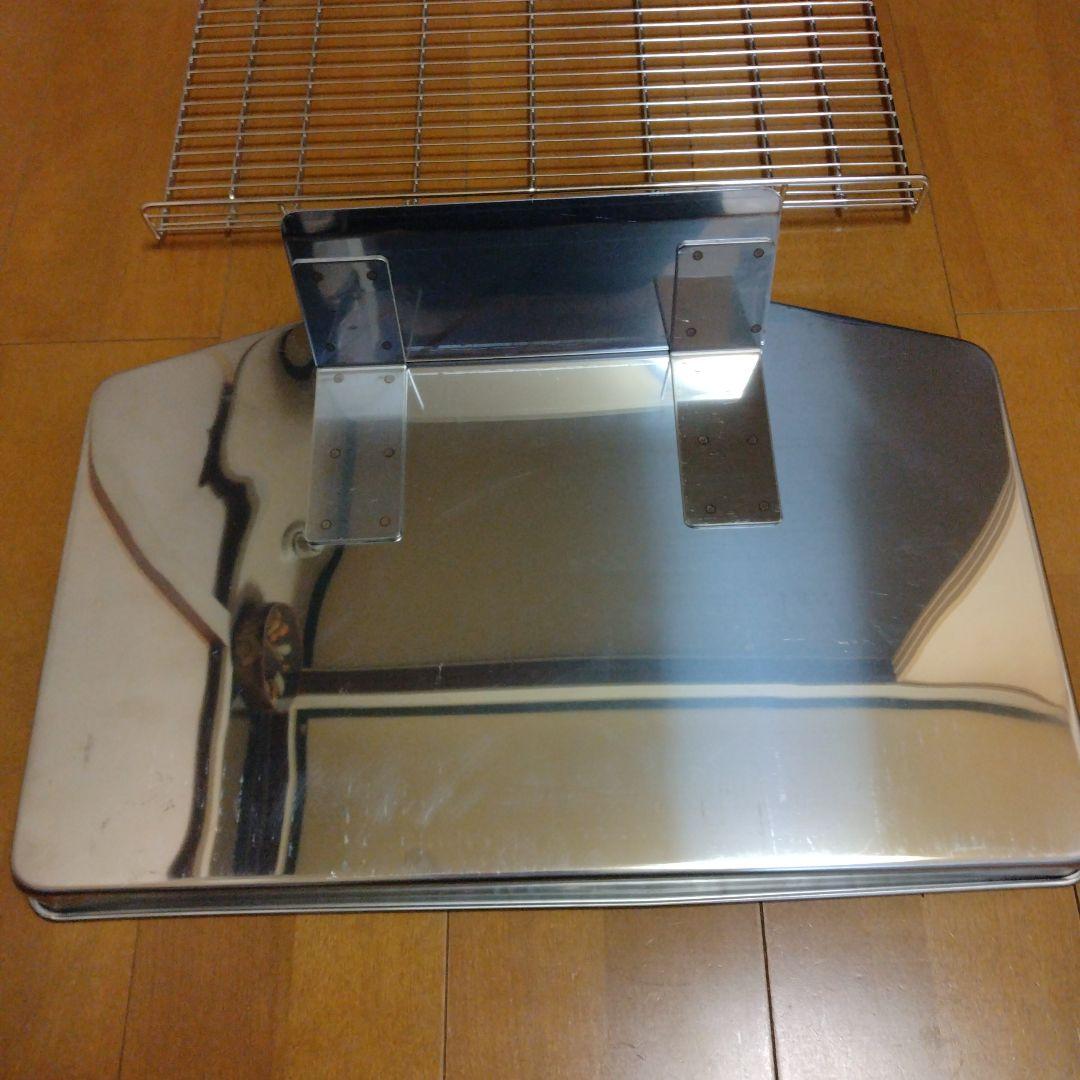 【新品未使用】業務用フライヤー油切りパッド網付き　ステンレス