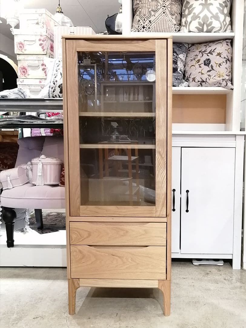 i♡【極美品】 yamada ヤマダオリジナル ハイ キャビネット ナチュラル