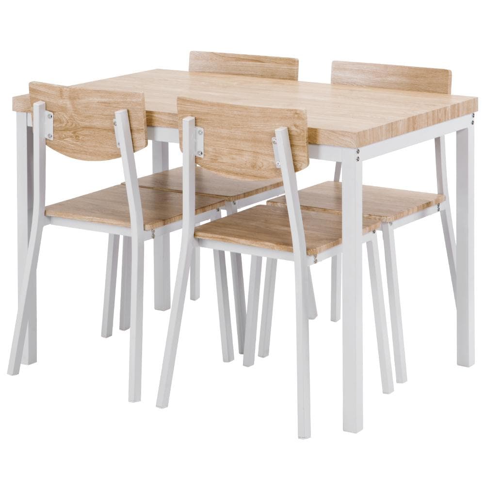 数量限定！ダイニングセット 4人掛け5点セット 木目調　幅110　NATURAL