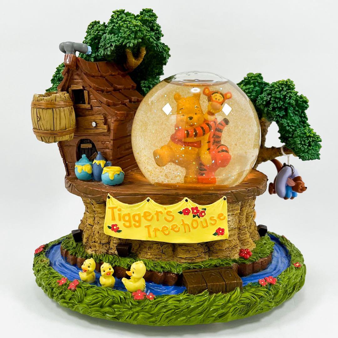 ディズニー プー ティガー イーヨー ルー ピグレット スノードーム オルゴール