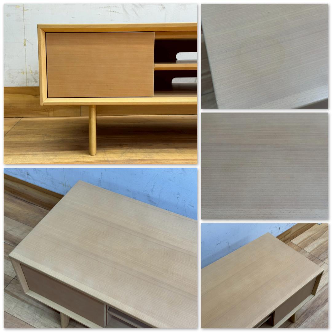 T1476展示品☆karimoku　カリモク　テレビボード　テレビ台　ローボード