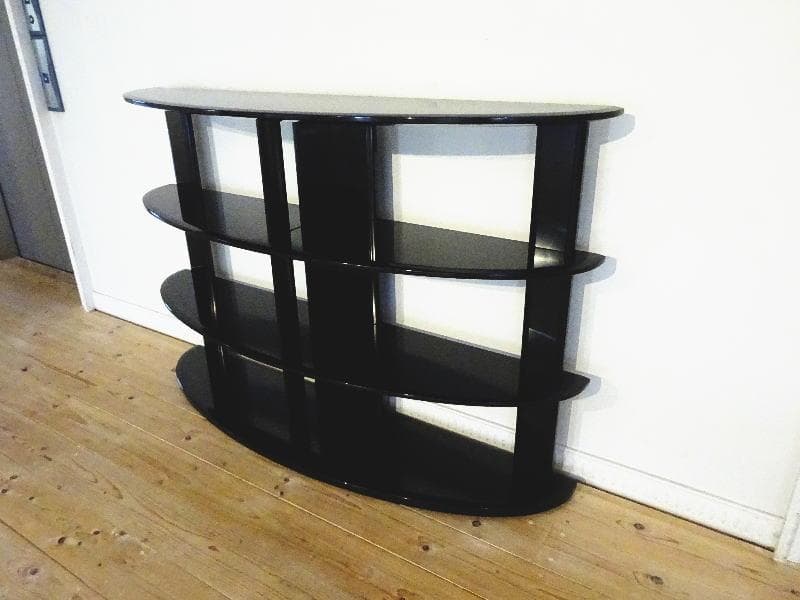 MORISHIGE/森繁　黒漆塗り　飾り棚　高級　美品