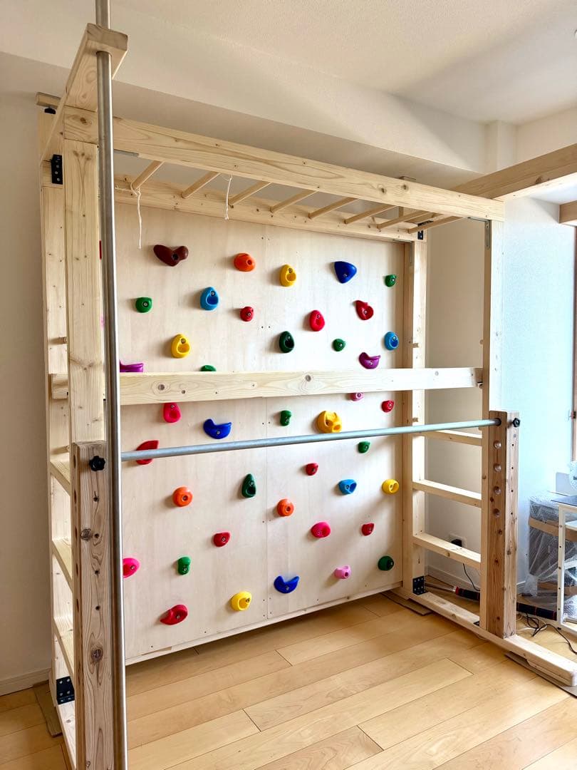 うんてい　知育うんてい　雲梯　ボルダリング　鉄棒