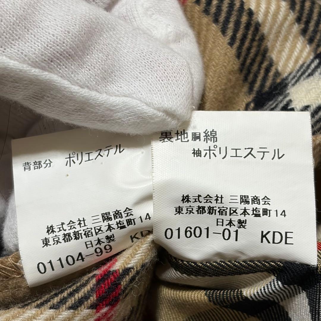 美品　バーバリーロンドン　トレンチコート　ライナー　ノバチェック　ブラック　XL