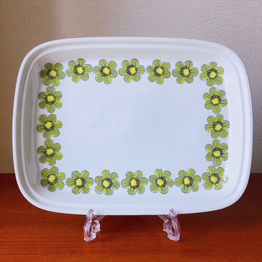 【超稀少】ARABIA Primavera(プリマヴェーラ)　プラター(角皿)