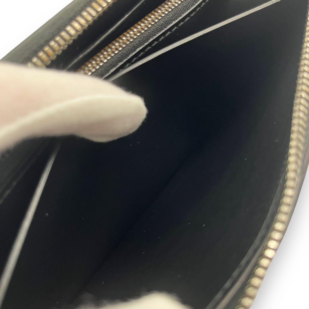 美品■ベルルッティ　カリグラフィー　ラウンドジップ　ロングウォレット　ネイビー