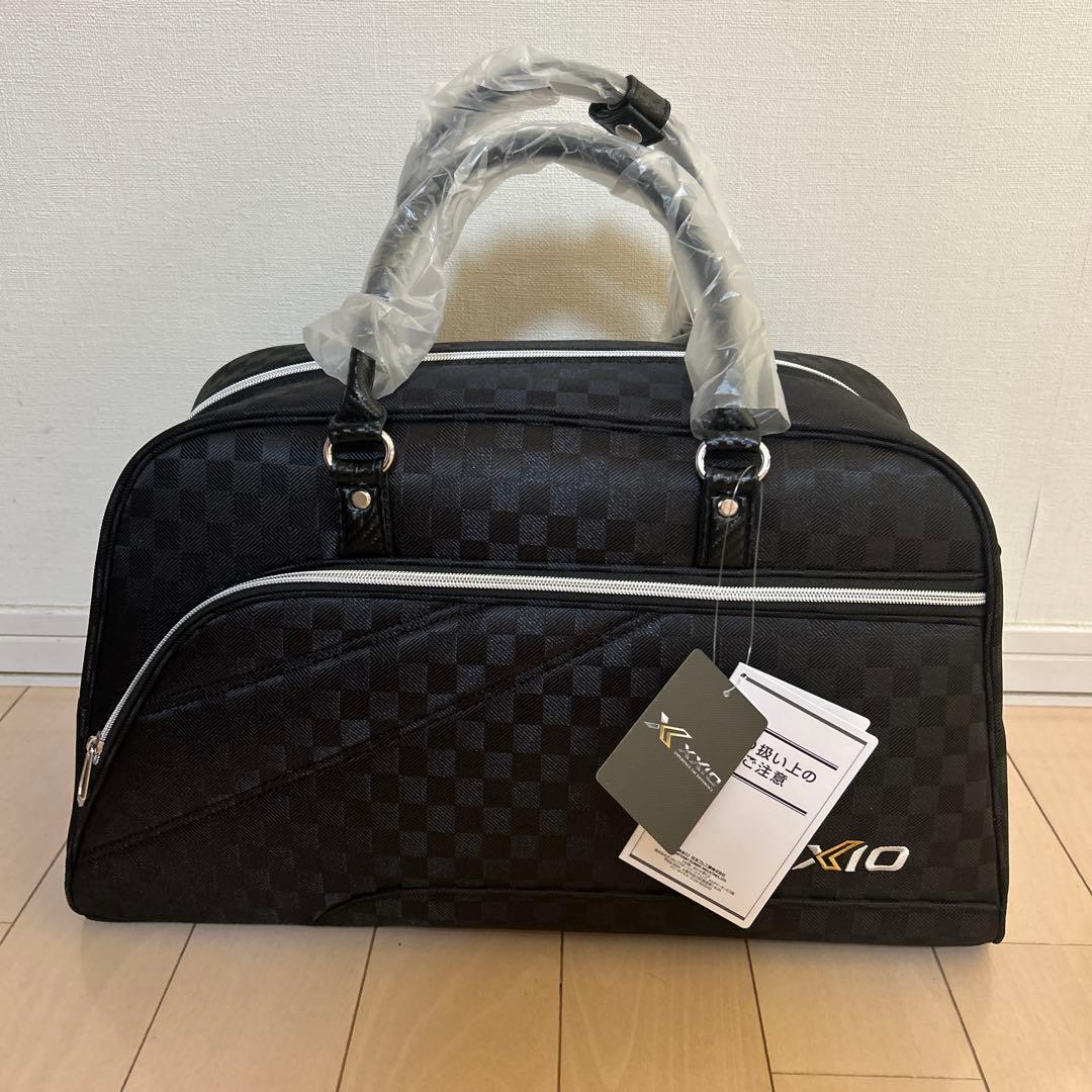 新品　ゴルフバッグ ブラックチェック GGB-X161