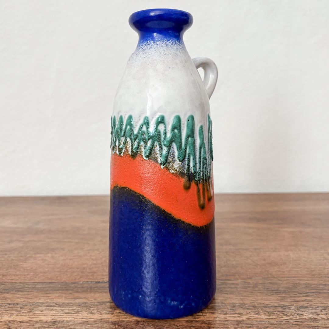 【東ドイツ Strehlaのジャグ花瓶】ミッドセンチュリー 384