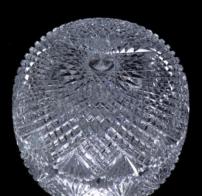 オールド・バカラ 特別注文品 最高級 大型切子鉢 ボウル 春海商店 菓子器 丸鉢