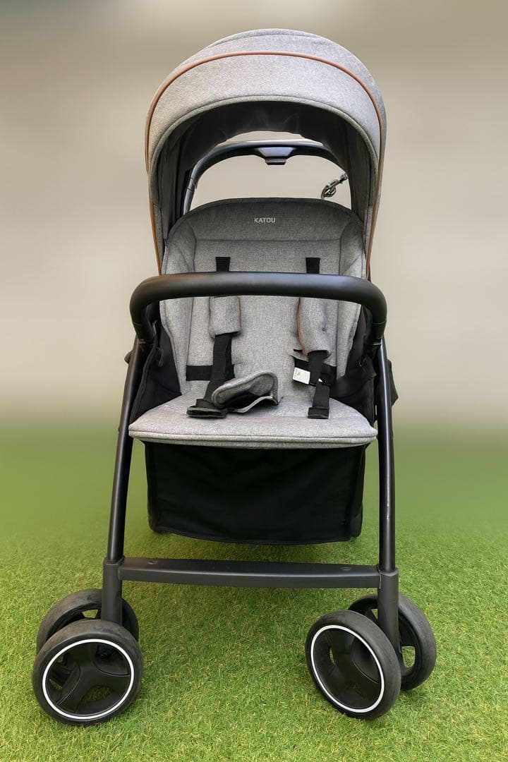 【Sn34 さま専用】KATOJI 2人乗りベビーカー グレー