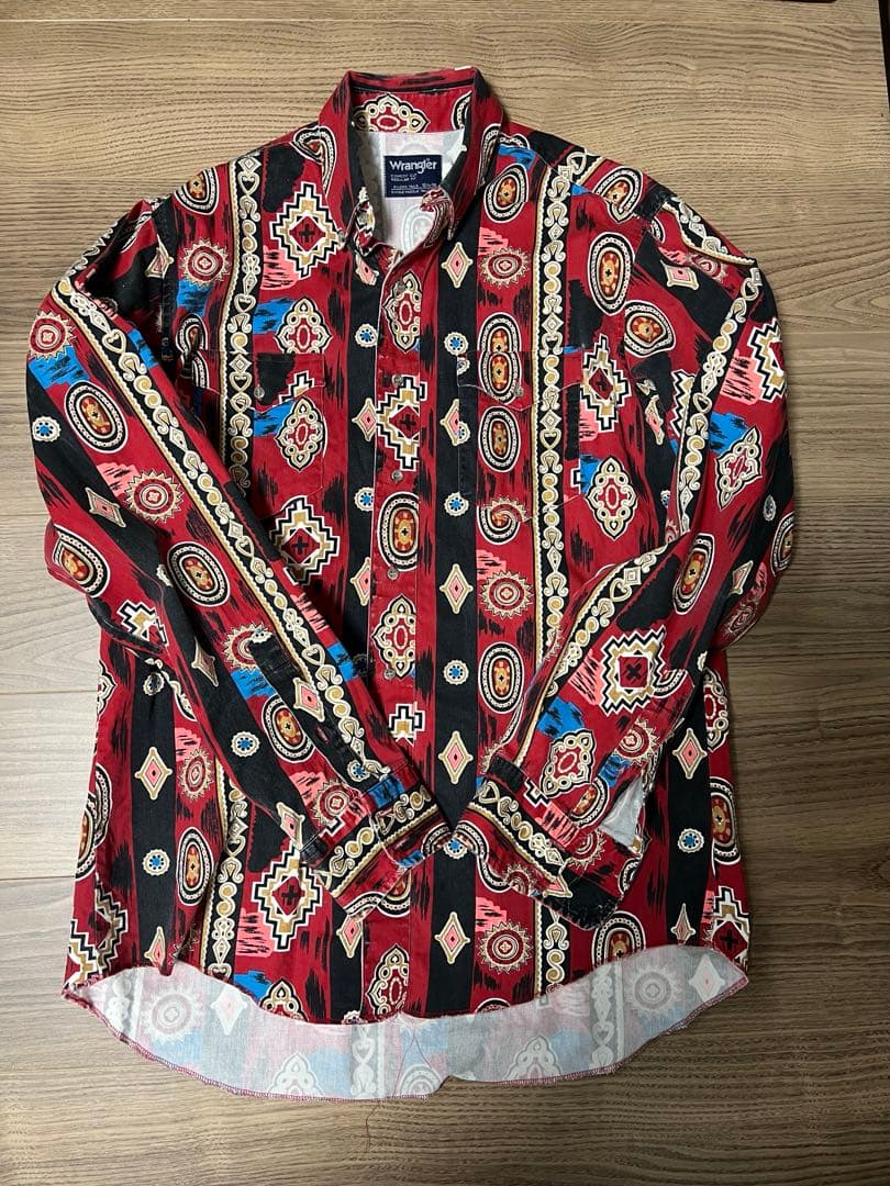 荒*T様 ウエスタンシャツなど4枚まとめ売り　ネイティブ柄　Wrangler ラ