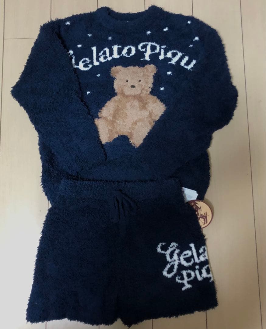 Mさま 専用ジェラートピケ スノーベアジャガードプルオーバー＆ショートパンツ