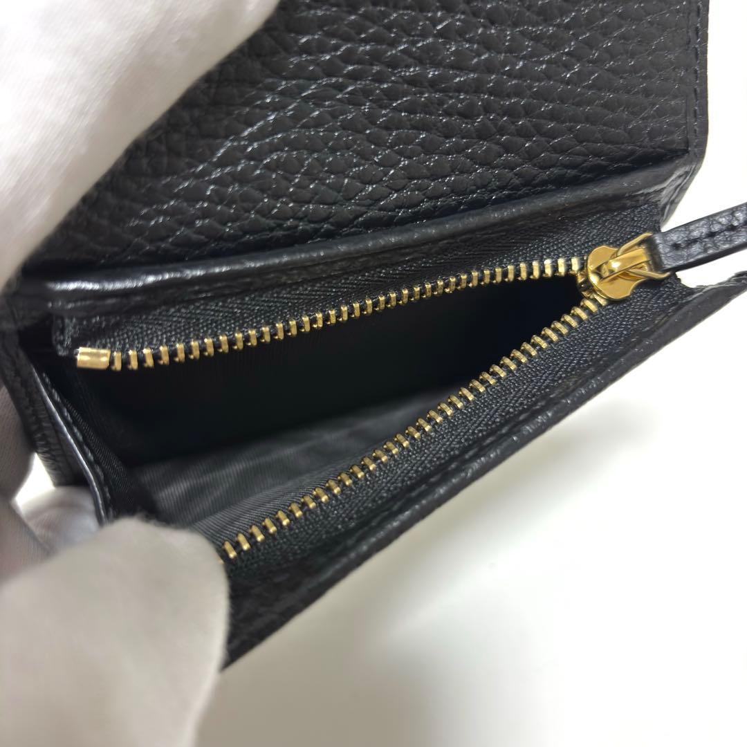 528箱付✨未使用級✨GUCCI グッチ 財布 GGマーモント レザー ブラック