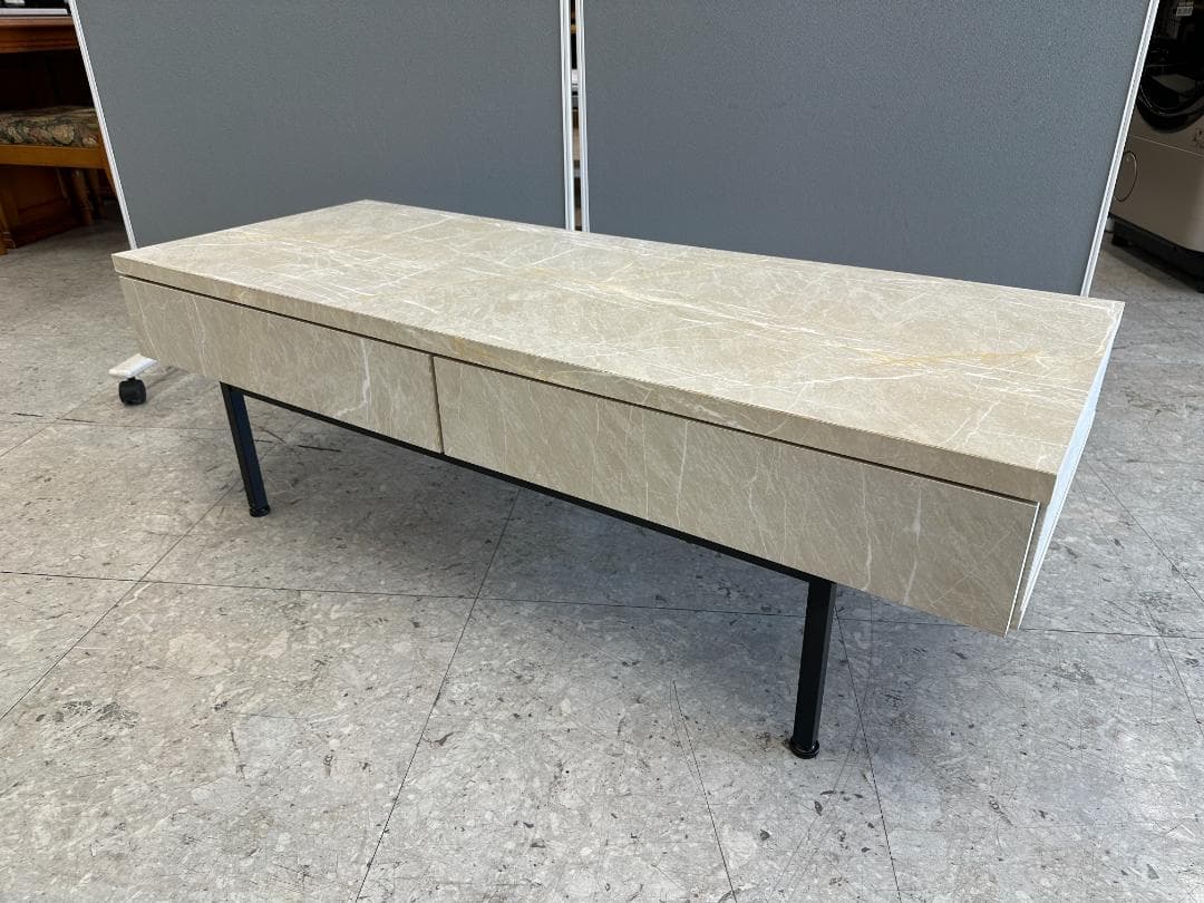 LOWYA　ローテーブル　ホワイト