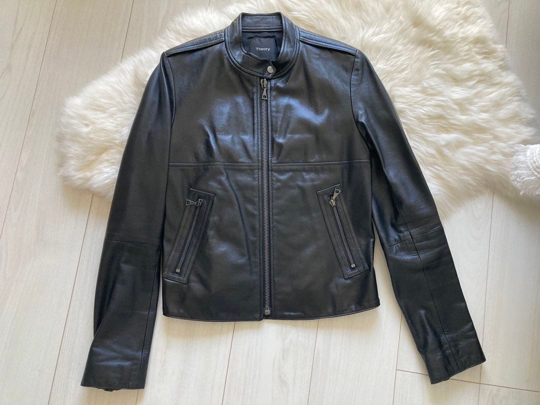 theoryセオリー　レザージャケット