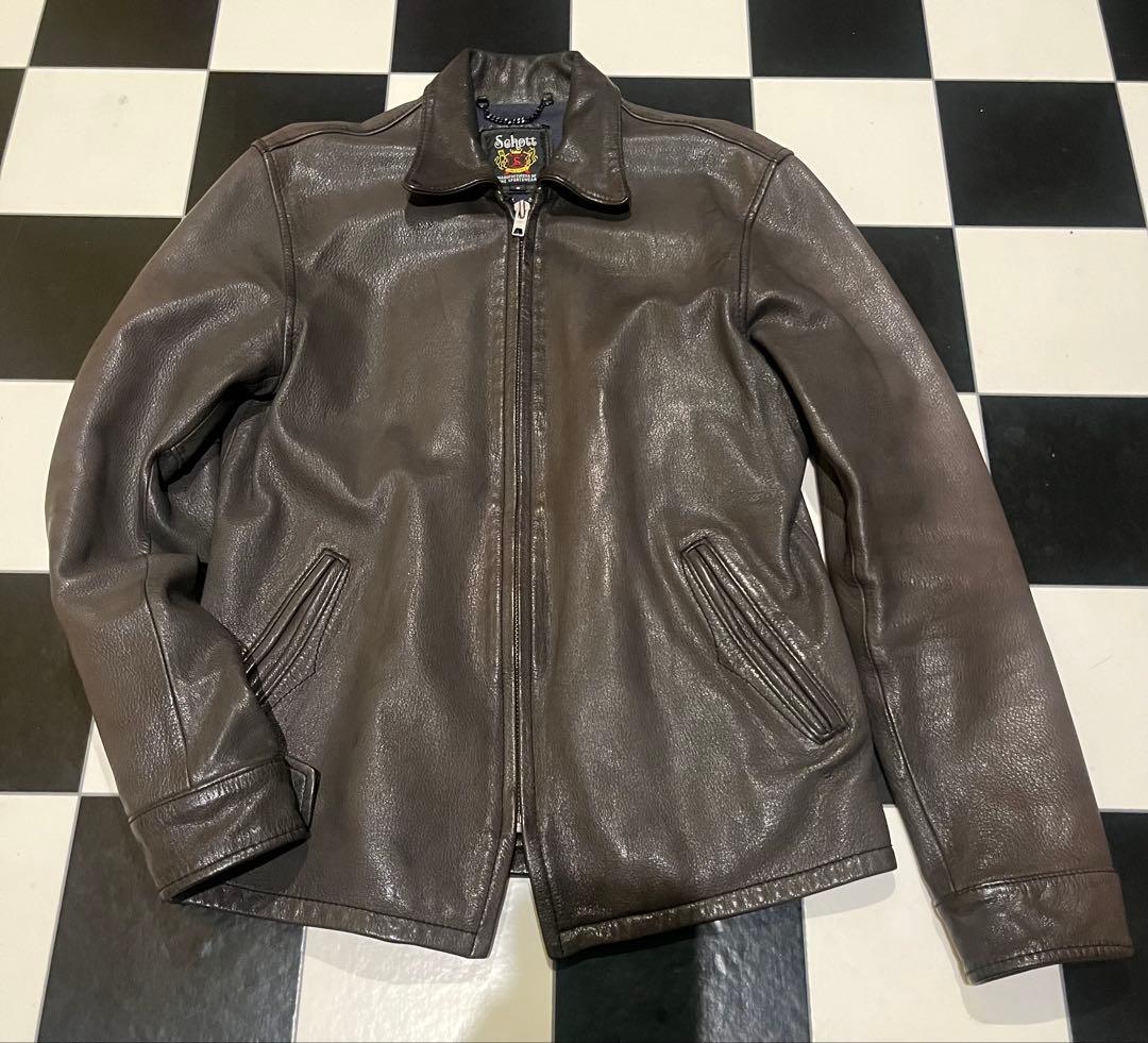 Schott レザージャケット　ヴィンテージ　Sサイズ