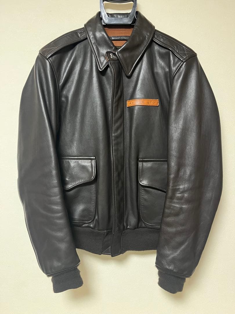 AVIREX（アヴィレックス）レザー ジャケット TYPE A-2 サイズ38