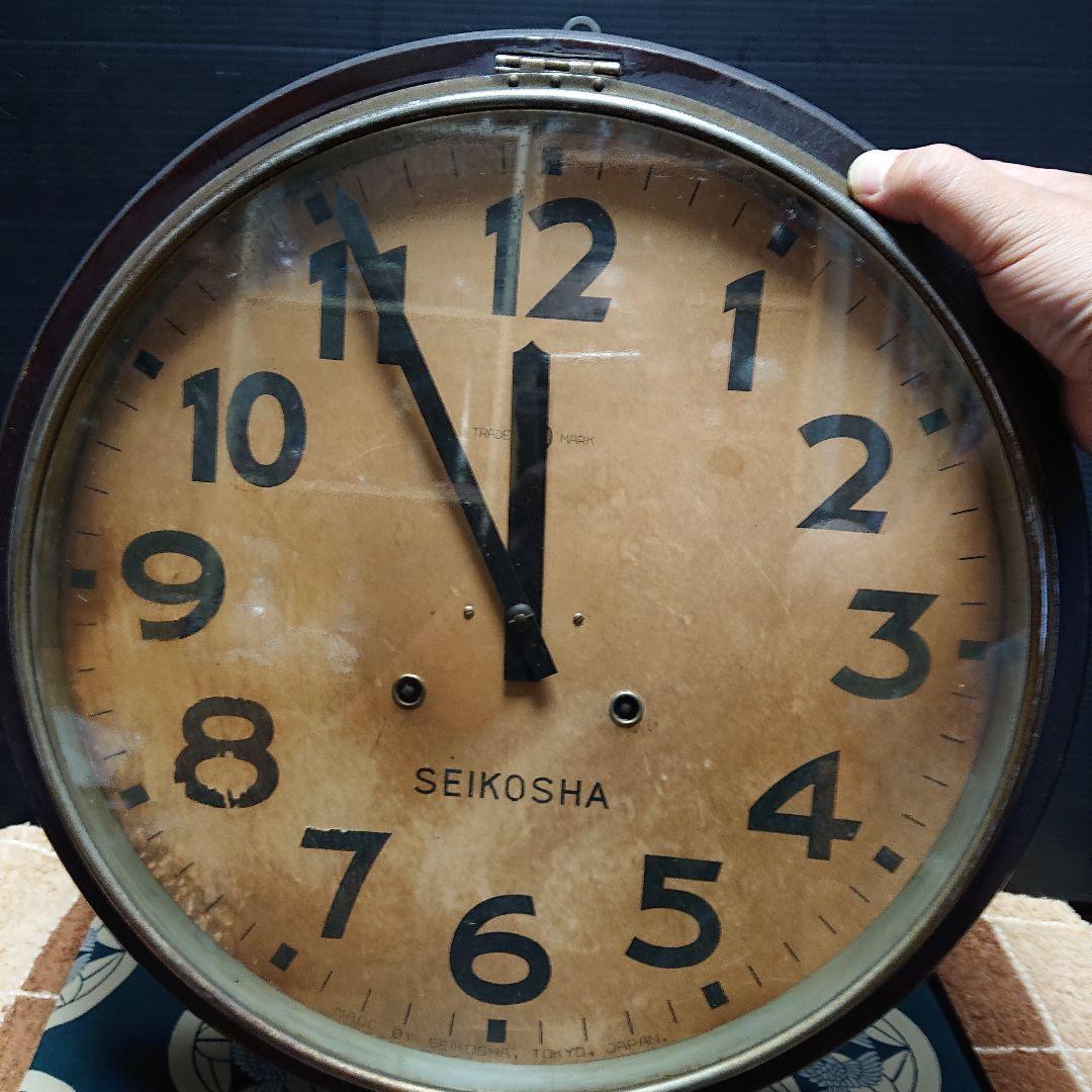 壁掛け時計 精工舎貴重品価値あり
