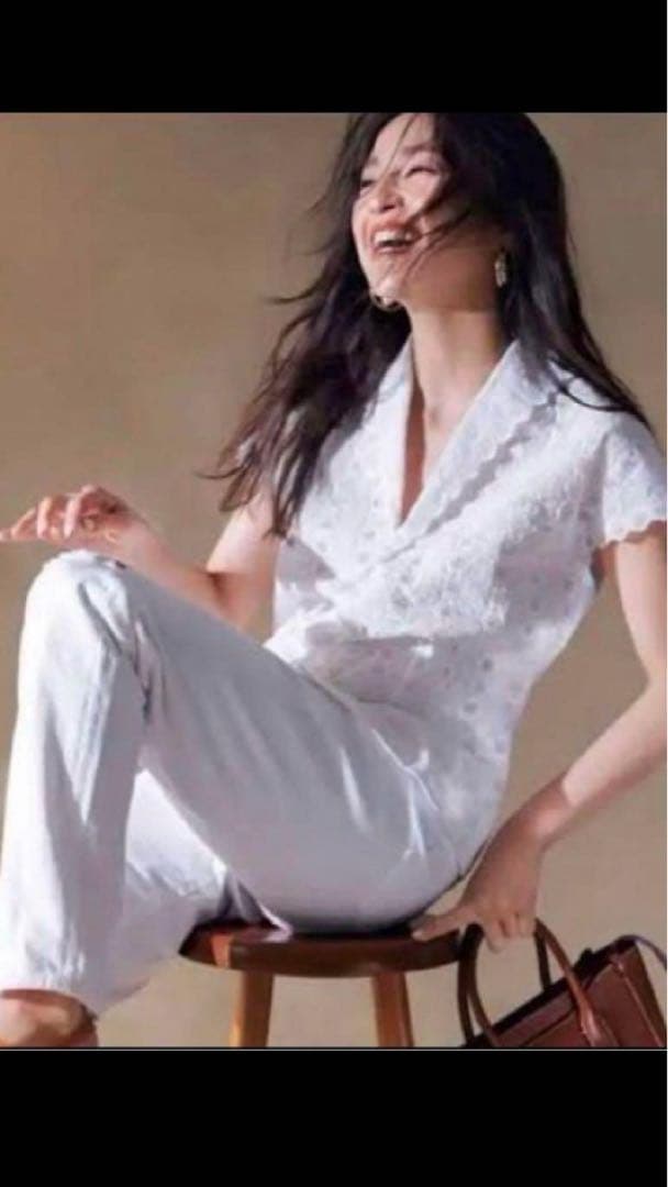 ポロラルフローレン レース　ブラウス　ホワイト　2 サイズ