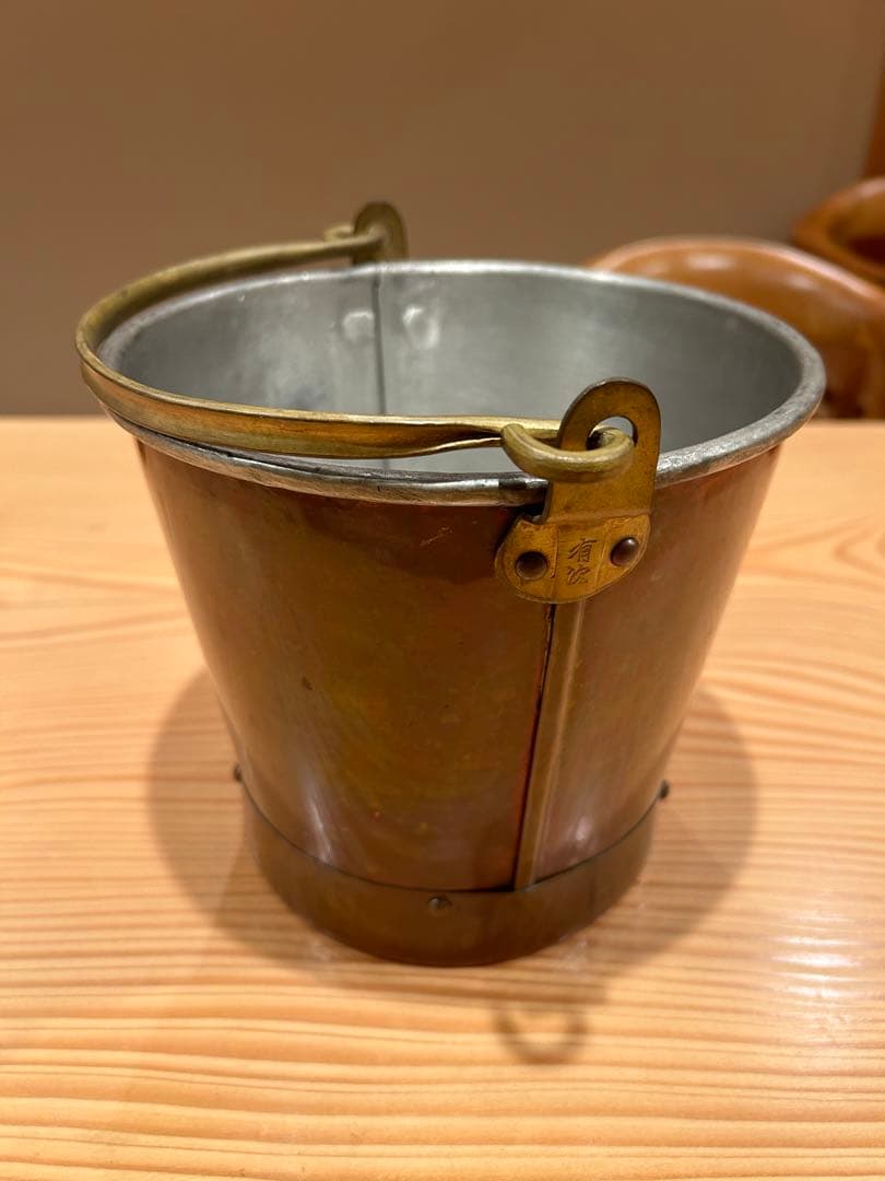 京都有次　銅　バケツ　アイスペール