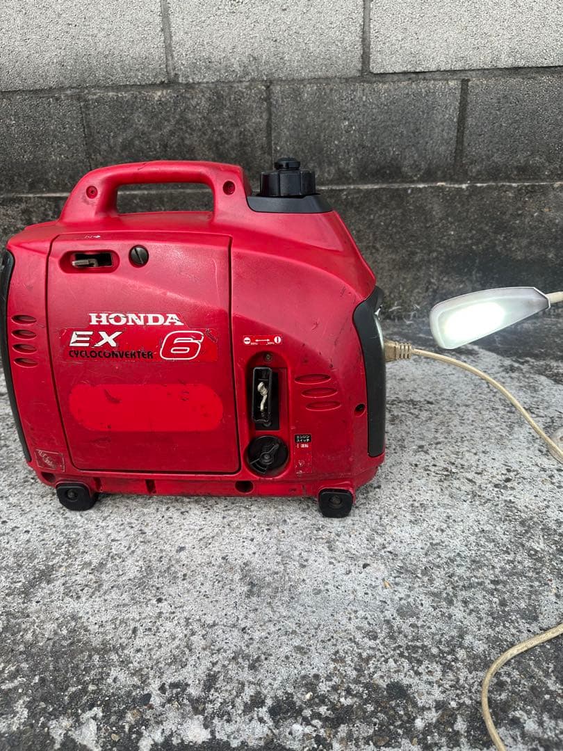 （動作確認済み）EX6 ホンダ 発電機 停電 防災 ポータブル エンジンOK！