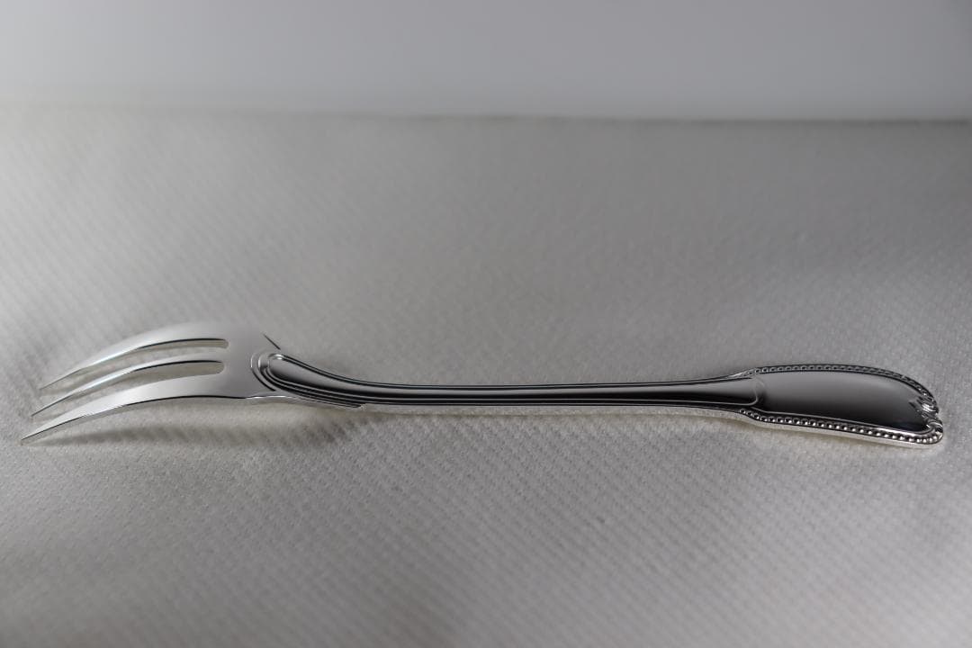 クリストフル■スターリング925製ケーキフォーク■ジュベール■極上の個体です！