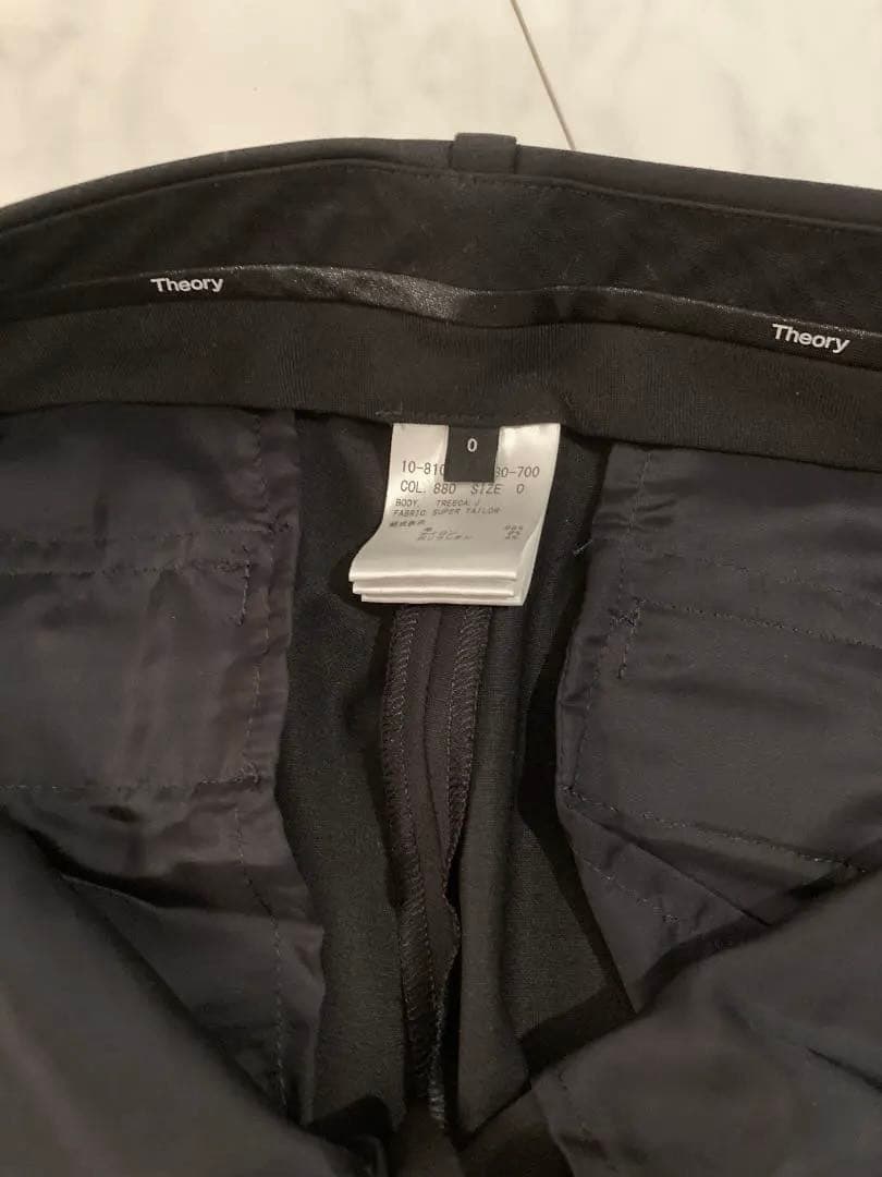 theory セオリー パンツスーツ セットアップ フォーマル 0号 Sサイズ