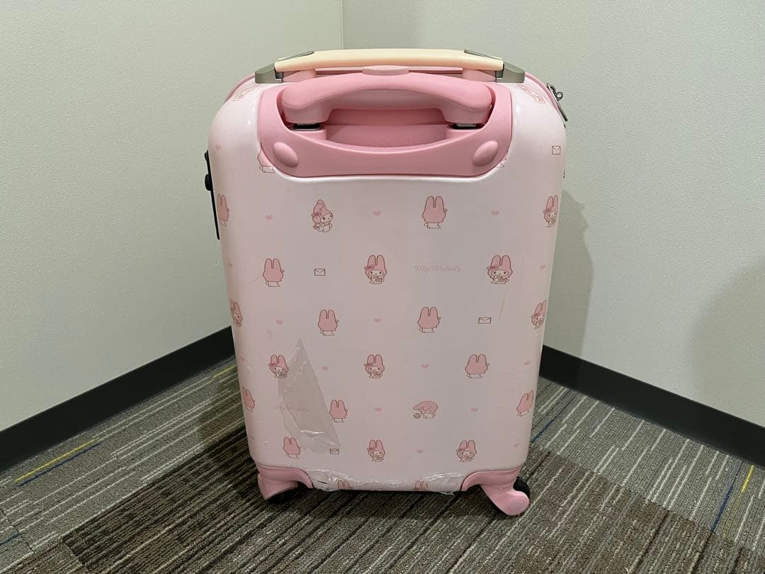 美品 マイメロディ ピンク キャリーケース