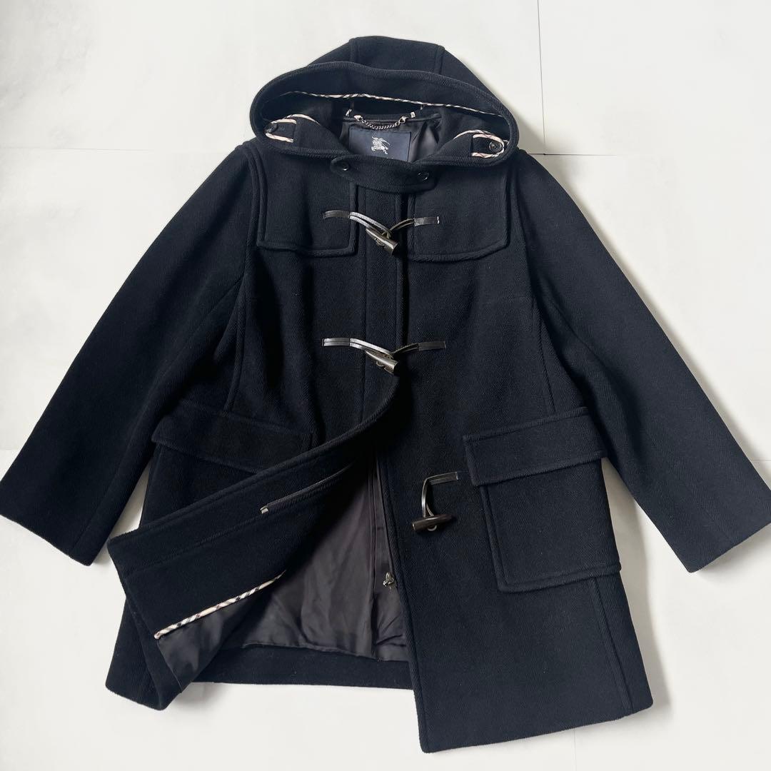 希少 バーバリーロンドン ダッフルコート 大きいサイズ 2XL ヘリンボーン