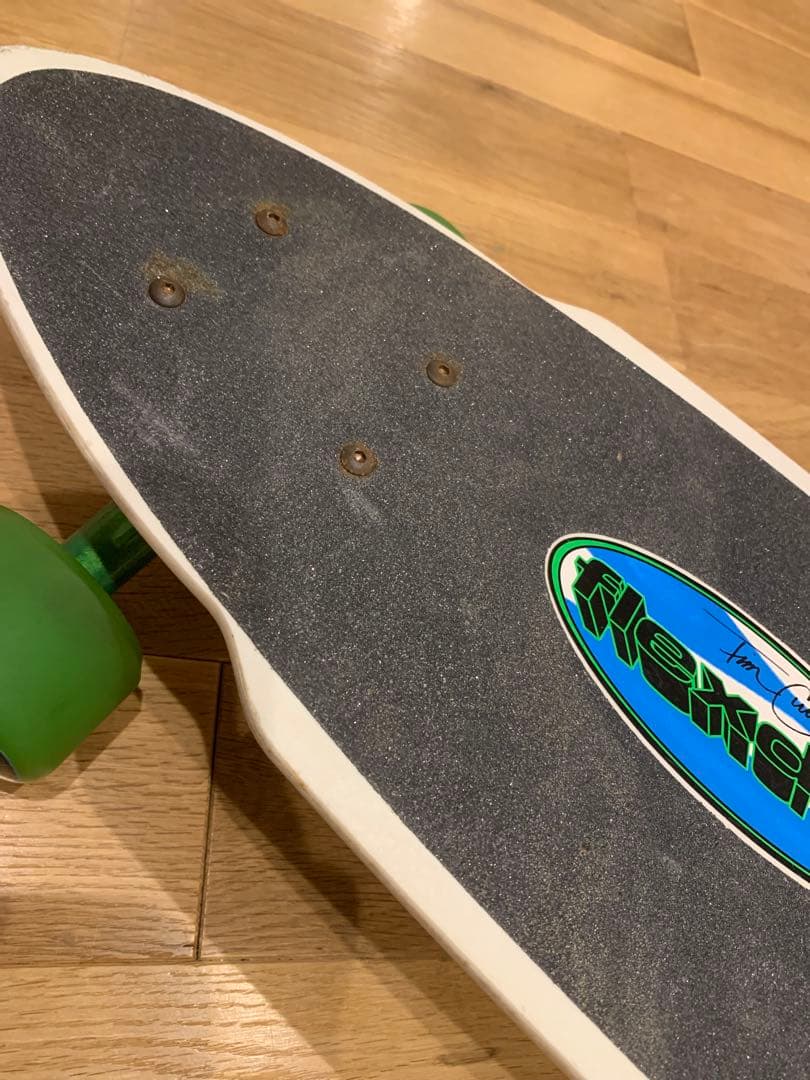 flexdex スケートボード コンプリート ホワイト/グリーン