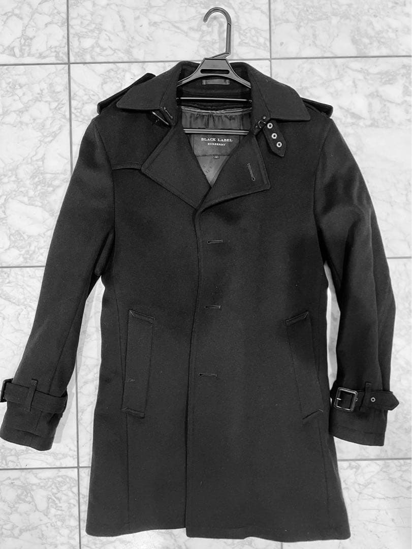 BLACK LABEL BURBERRY トレンチコート ブラック