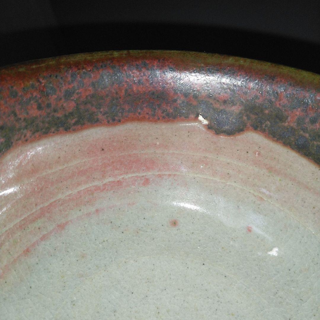 NO661 唐津焼　茶碗　抹茶碗　辰砂