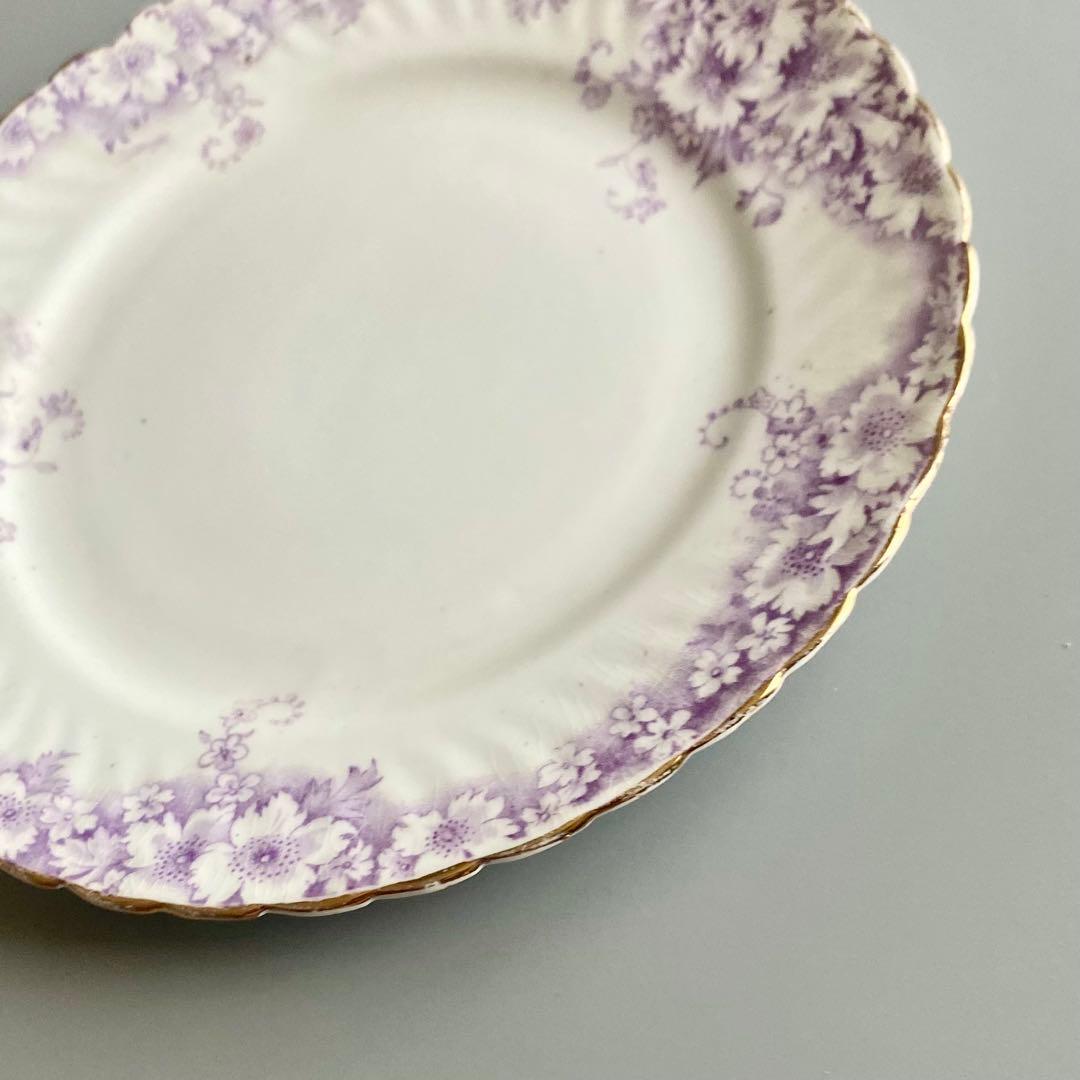 【18世紀フランス・希少アンティーク　パリ窯】　ムーラン・デ・ルー　【日本の花】