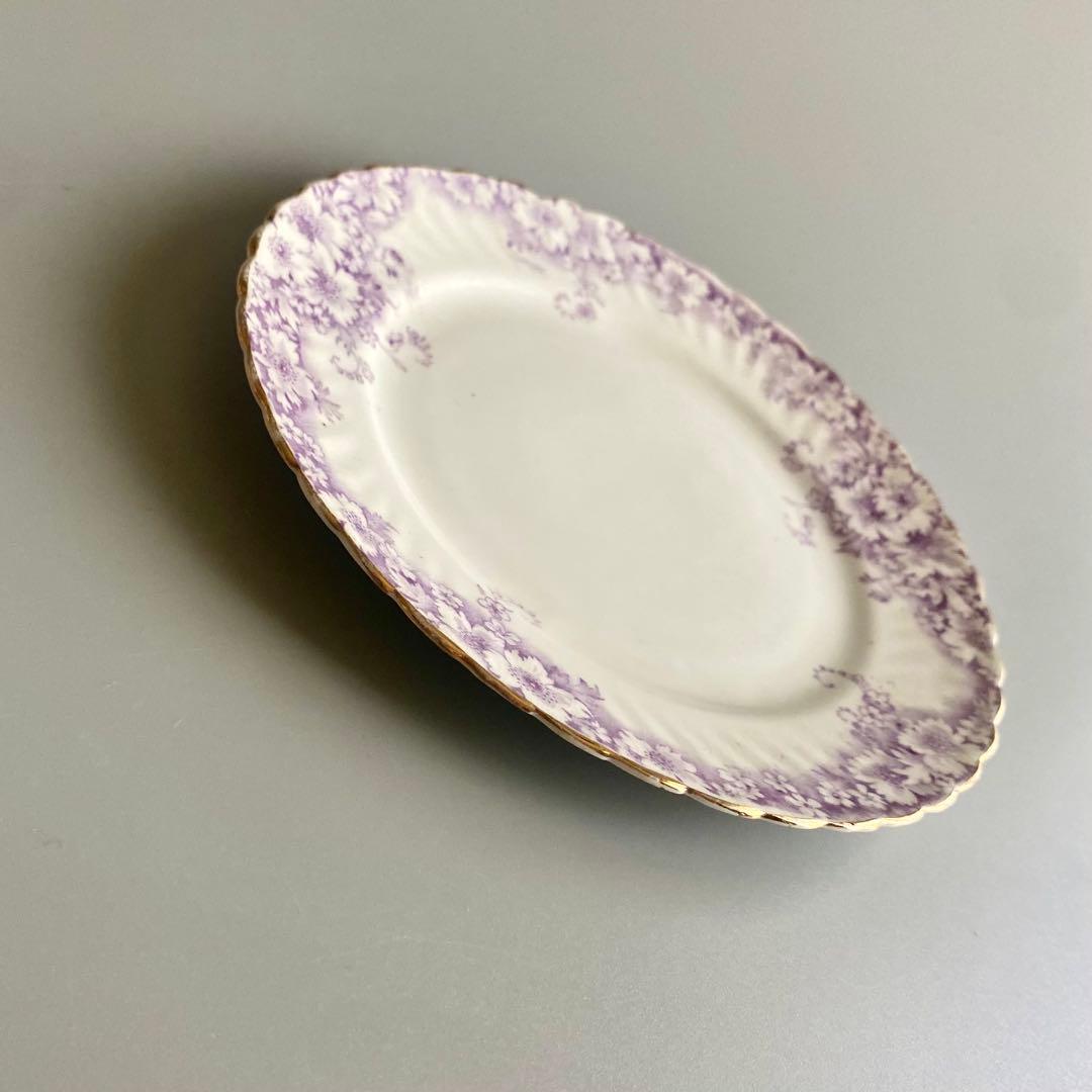 【18世紀フランス・希少アンティーク　パリ窯】　ムーラン・デ・ルー　【日本の花】